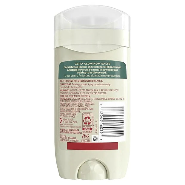 Old Spice GentleMan's Aluminum Free Dry Feel Deodorant for Men, 24/7 Lasting Freshness, Gentle on Skin with Skin Condition...