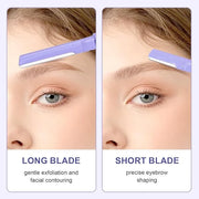 Dermaplane Razor for Women Face & Eyebrow - Dermaplaning Tool for Peach Fuzz Facial Hair Removal,High Precision Blade for ...