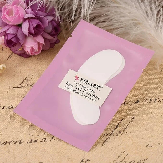 Yimart Professional Lint Free Under Eye Gel Pad Patches Eyelash Extensions 50 Pairs - Product Image