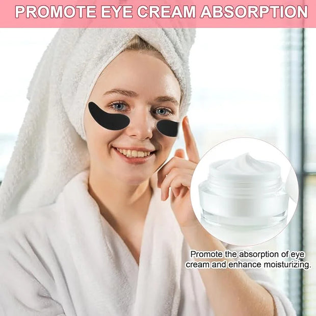 Reusable Eye Patch, Silicone Reusable Eye Gel Pads Eye Wrinkle Patches Under Eye Mask, Plump Fine Lines & Wrinkles with Me...