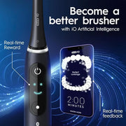 Oral-B iO Series 8 Electric Toothbrush with 2 Replacement Brush Heads, Violet Ametrine - Product Image