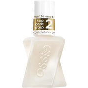 Essie Gel Couture Long-Lasting Nail Polish, 8-Free Vegan, Clear, Matte Top Coat, 0.46 fl oz - Product Image