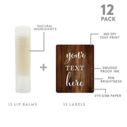 Andaz Press Personalized Lip Balm Party