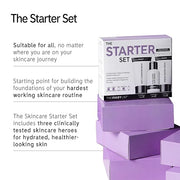 The INKEY List Starter Set, Oat Cleansing Balm, Hyaluronic Acid Serum & Omega Water Cream, Nourishing Skincare Set, Gentle...