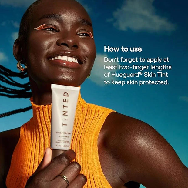 Live Tinted Hueguard Skin Tint SPF 50 - Tinted Mineral Sunscreen with Light-Medium Buildable Coverage With a Hydrating and...