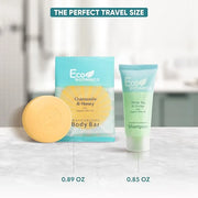 Eco Botanics Hotel Soaps & Toiletries Bulk Set | 1-Shoppe Amenities Kit for Hotels & Vacation Rentals | 0.85 oz Conditioni...