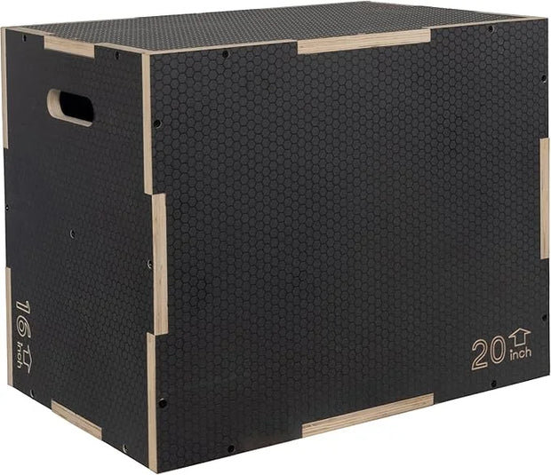 3 in 1 Non-Slip Wooden Plyo Box Plyometric - Product Image
