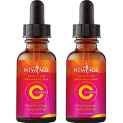 (2-PACK) Vitamin C Serum with Hyaluronic Acid for Face and Eyes - Natural Anti Aging Eye Serum - Facial Serum Fades Age Sp...