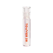 Tower 28 ShineOn Lip Jelly, MAGIC, Non-Sticky, Hydrating Vegan Lip Gloss in Clear with Gold Shimmer, Moisturizing Apricot ...