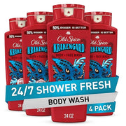 Old Spice Cleansing Body Wash for Men, 3X Defense, 24/7 Shower Fresh with Lasting Scent, 2-in-1 Body & Face Wash, Krakenga...