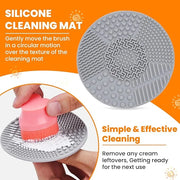 Sunscreen Applicator for Kids, Travel Size and Portable Sunblock Buddy Brush Set, Buddies Sunscreen Applicator with Cleani...