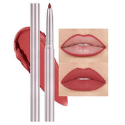 evpct Silky Lip Liner Pencil Retractable, Red Brown Smooth Lip Liner Creamy Velvet Lipliner Long-Lasting for Korean Makeup...