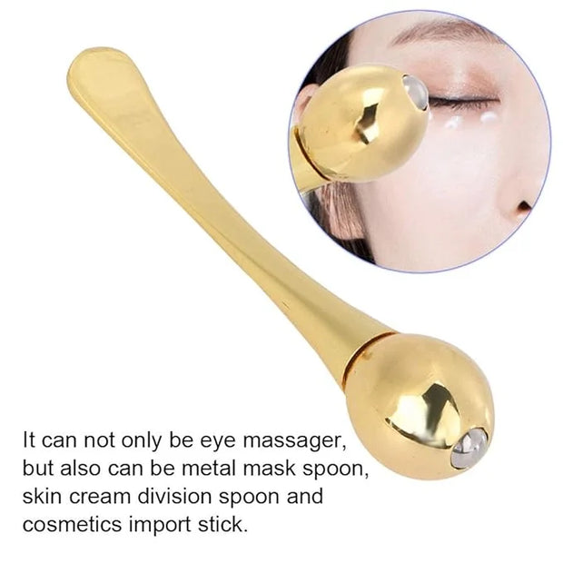 Eye Cream Massage Sticks, Zinc Alloy Eye Cream Applicator Eye Anti Wrinkle Eye Fatigue Relief Massage Stick for Facial-Tre...
