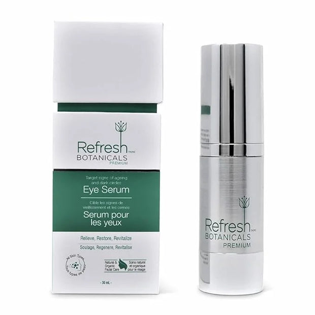 Refresh Botanicals Organic Eye Serum | Eye Cream for Under Eye Puffiness, Dark Circles & Fine Lines | For All Skin Types |...