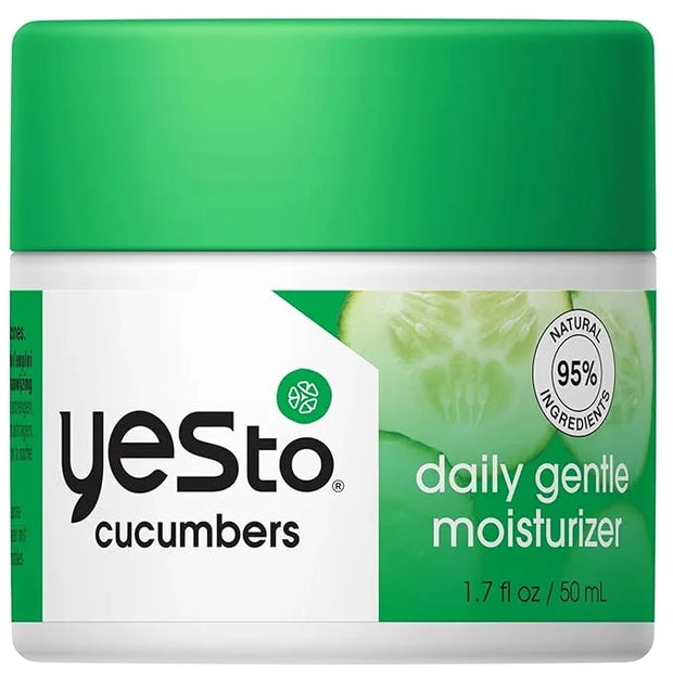 Yes To Cucumbers Sooth And Calming Daily Gentle Moisturizer For Sensitive Skin With Aloe And Sweet Almond Oil, 1.7 Fl Oz -...