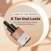 Self Tanning Drops for Face - USA Made with Organic & Natural Ingredients, Ultra Dark Face Tanning Drops to Add to Moistur...