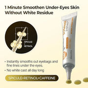 Retinol Eyebag Cream for Puffiness, Dark Circles & Fine Lines, Wrinkle, EGF Anti-Aging Under Eye Moisturizer with Niacinam...