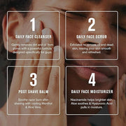 Every Man Jack Gentle Exfoliating Face Scrub For Men- Exfoliate Away Dead Skin, Moisturize, and Revive Tired Skin with Joj...