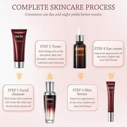 12 Pcs Moisturizing Facial Skin Care Set Skin Beauty Care Anti-Aging Skincare Kits With cleanser, toner, lotion, Essence, ...