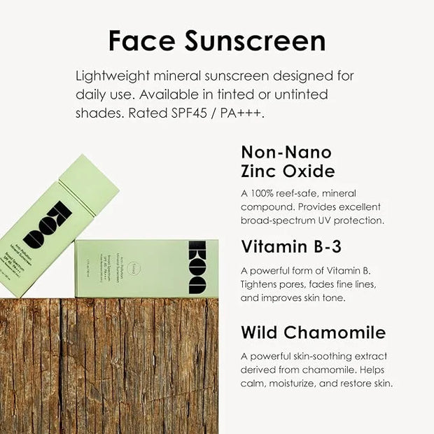 Koa Mineral Sunscreen - Traditional and Nourishing Ingredients from Hawaii - Protects Skin from Sun without Unsightly Whit...
