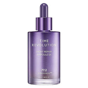 MISSHA Time Revolution Night Repair Face Serum Ampoule (5th Gen) - Overnight Probiotic Skincare for Intensive Repair and R...