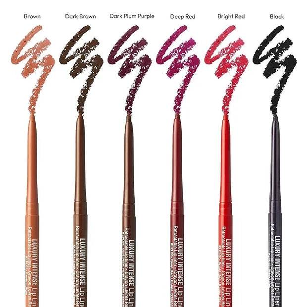 Professional Lip Liner, Long-Lasting Luxury Intense Lipliner, Creamy Retractable Easy to Use Richly Pigmented Lip Liner Pe...