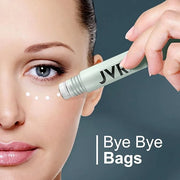JVR Caffeine Eye Cream and Under Eyes Roller for Dark Circles and Puffiness, Fine Lines, Under-Eyes Bags, Eye Serum with V...
