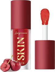 LANGMANNI Moisturizing Lip Oil,No-Sticky Lip Gloss Lip Balm Lip Care,Fruit Flavoured Lip Oil For Dry Lip's Moisturizing Hy...