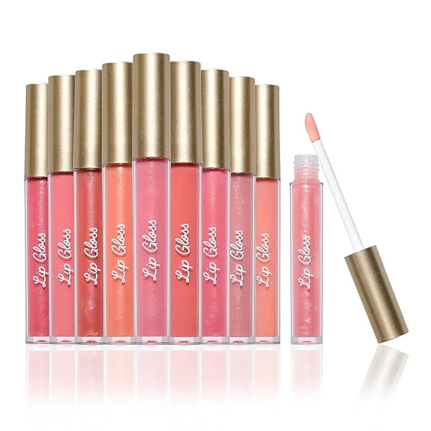 Beauty Concepts Lip Gloss Collection – Shimmering, Glossy Lip Makeup Set for a Radiant Finish, Pink and Neutral - Product ...