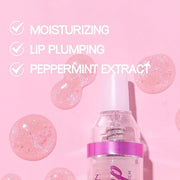 Erinde Lip Plumper Gloss, Natural Spicy Lip Plumping Booster Lip Plumping Oil, Ultra-Hydrating & Nourishing Plump Lip Plum...