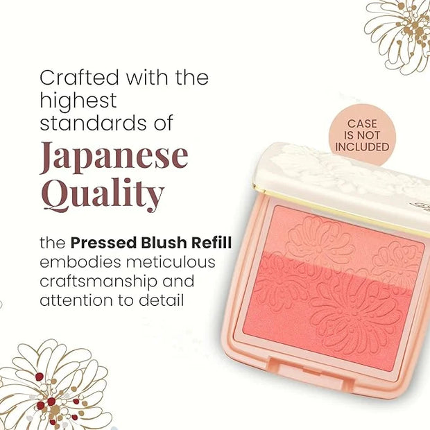 Paul & Joe Pressed Blush Palette Refill Only, Case Sold Separately, Oil-Absorbing Blush Powder, Bi-Color Face Blushes with...