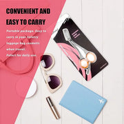 LePinko Eyebrow Trimming Scissors with Combs, Gifts For Men Women Stocking Stuffers, Gray - Product Image