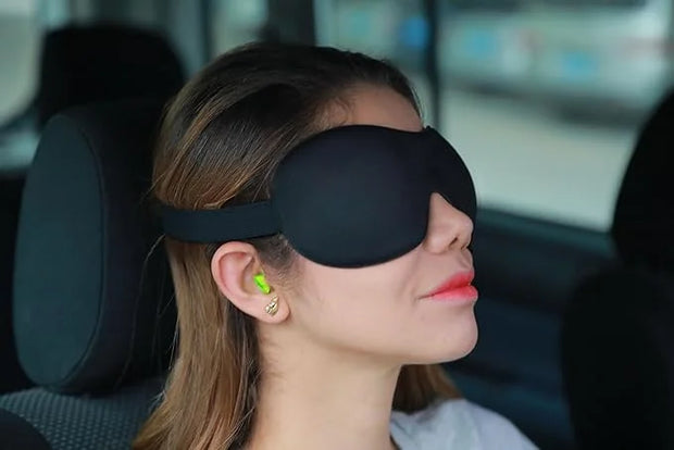 Cute Eye Mask Sleep Mask for Men Women Kids,2 Pack 3D Contoured Cup Sleeping Mask & Blindfold, Concave Molded Night Sleep ...