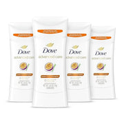 Dove Advanced Care Antiperspirant Deodorant Stick Passion Fruit & Lemongrass scent 4 Count Antiperspirant deodorant with P...