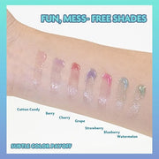 Disney Moana 7 Piece Plant Based Lip Gloss, Girls Party Favors, First Makeup Set for Girl, Perfect for Parties, Sleepovers...