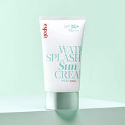 Espoir Water Splash Sun Cream Fresh Cica 2 oz SPF50+ PA++++ | Moisturizing and Soothing Vegan Sun Block Skin Care with Gre...