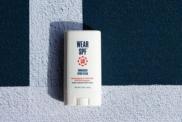 50 Sunscreen Sport Stick with Broad Spectrum SPF 50 UVA/UVB Protection, Sweat- & Water-Resistant Portable Hands-Free Stick...