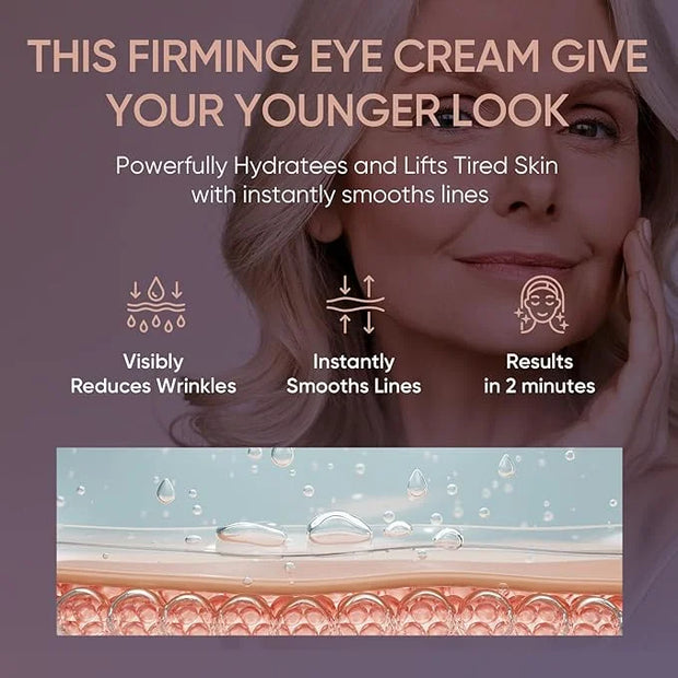 Instant Rapid Wrinkle Eye Cream: Temporary Effects Firm & Lift Under Eye Bags and Reduction Puffiness and Remover Dark Cir...