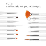 21 pcs nail art brushes