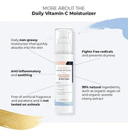 Alana Mitchell Skin Care Set – Anti-Aging Peptide Under Eye Cream + Hyaluronic Acid Serum + Vitamin C Face Moisturizer – A...