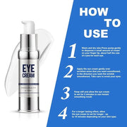 Revitalizing Eye Cream with Hyaluronic Acid, Caffeine, Green Tea - Anti-Wrinkle, Dark Circles,beauty,Firming, Puffiness, R...