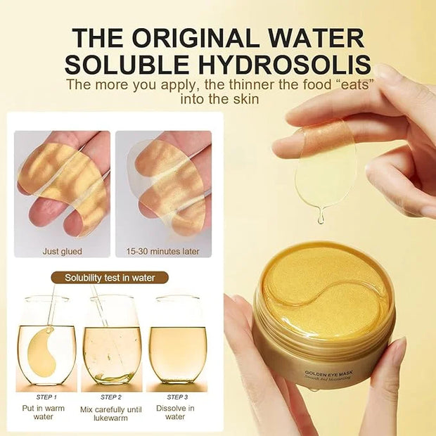 60 PCS Under Eye Patches,Under Eye Patches for Puffy Eyes and Dark Circles,Brightening Eye Masks,Eye Patches with Collagen...
