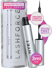 NYK1 CONCENTRATED Lash Serum For Eyelash Growth (3ml) LashForce Eyelash Serum To Grow Lashes Longer And Thicker - Lash Gro...