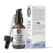Peptides Serum for Face - Collagen Booster - Anti-Aging - Tighten Lift Hydrate & Plump All Skin Types, Reduce Fine Line & ...