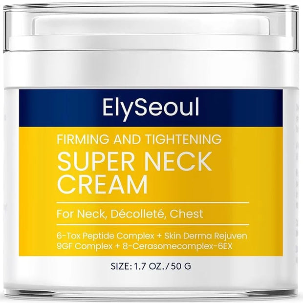 Korean Neck Cream for Firming & Tightening: Neck & Chest Anti-Aging Treatment for Crepey Sagging Skin & Wrinkles - Women &...