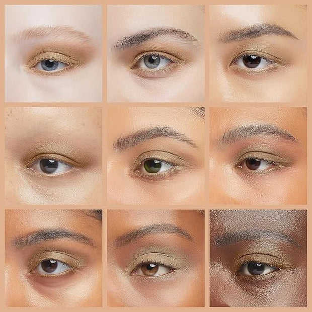 Amaretto Matte Light Brown Beige Peach Pressed Powder Single Vegan Eyeshadow; Talc, Paraben & Cruelty Free - Product Image