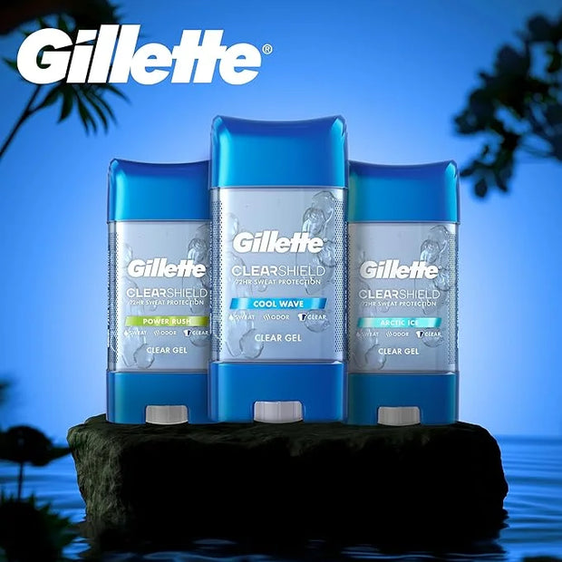 Gillette Antiperspirant and Deodorant for Men, 72hr Sweat & Odor Protection, Long Lasting Freshness, Anti-White Mark Techn...