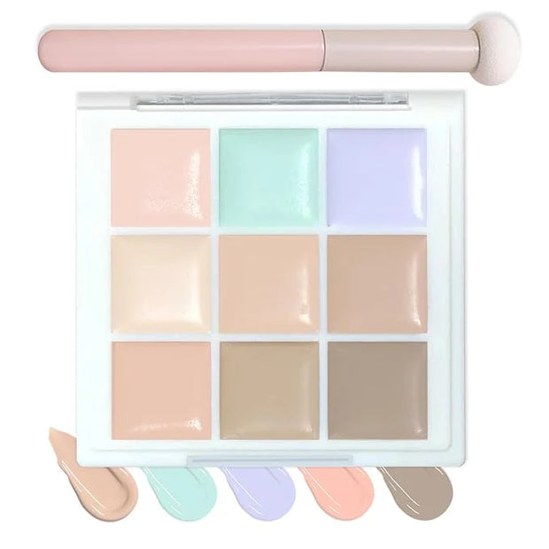 9 Colors Correcting Concealer Contour Palette,Concealer Cream Contour
