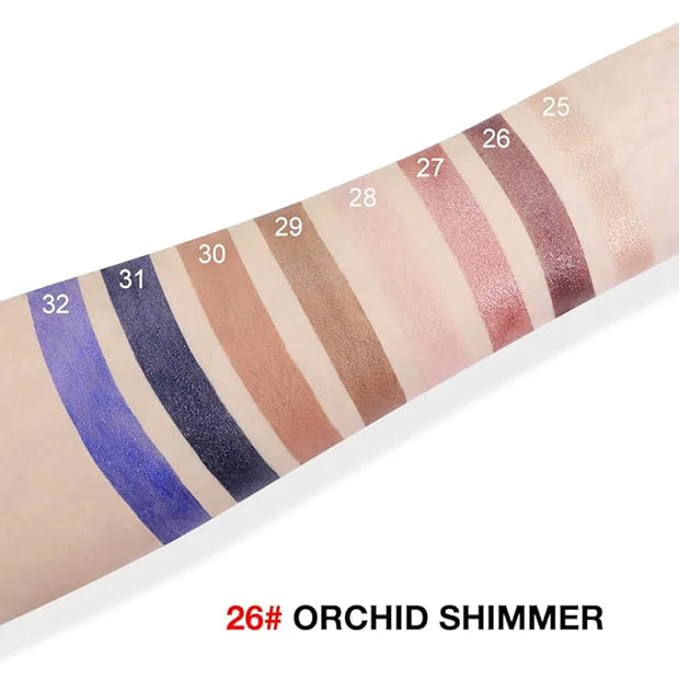 evpct Orchid Shimmer Cream Eye Shadow Brightener Sticks Set for Eyes, Orchid Shimmery Matte Pencil Eye shadow Applicator S...