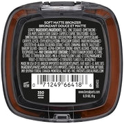 L'Oreal Paris Infallible Up to 24H Fresh Wear Soft Matte Longwear Bronzer. Waterproof, heatproof, Transfer, humidity and s...
